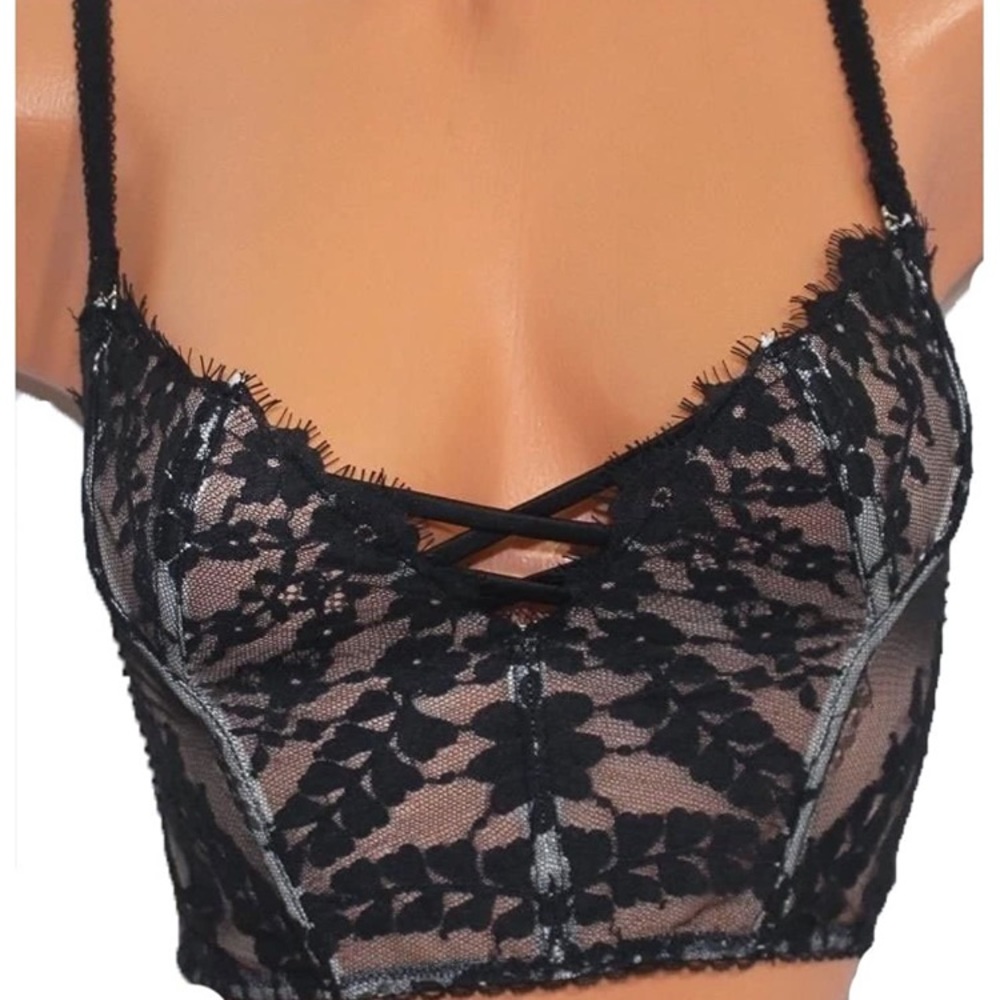 Victorias Secret black Dream Angels Corset top
